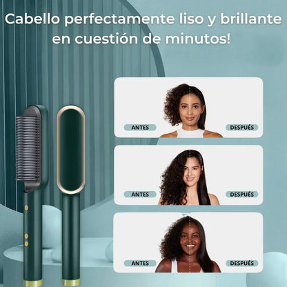 Cepillo Alisador Profesional – Alisa y Desenreda en Minutos, ¡Despídete del Frizz!
