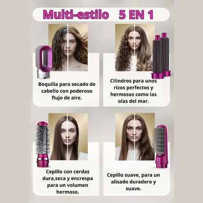 Cepillo Profesional 5 en 1 - ¡Estilo sin esfuerzo!
