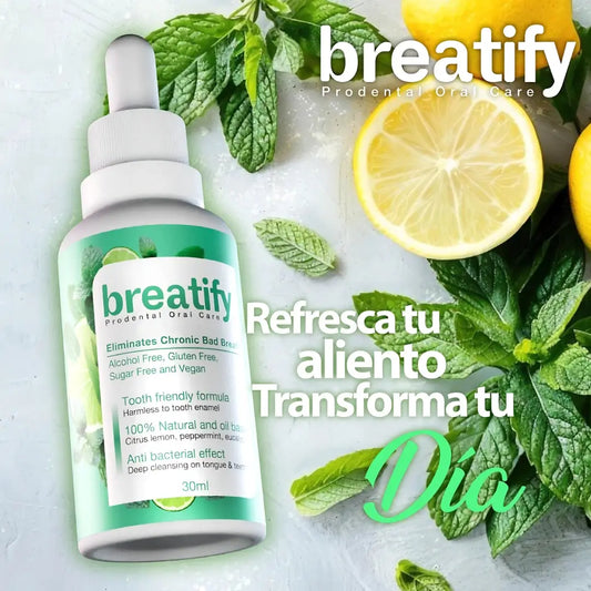 BREATIFY® | Elimina mal aliento al instante, ¡Adiós inseguridad!