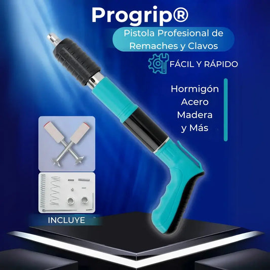 Progrip® Pistola Profesional de Remaches y Clavos